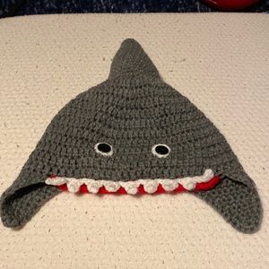 Handmade shark hat for kids